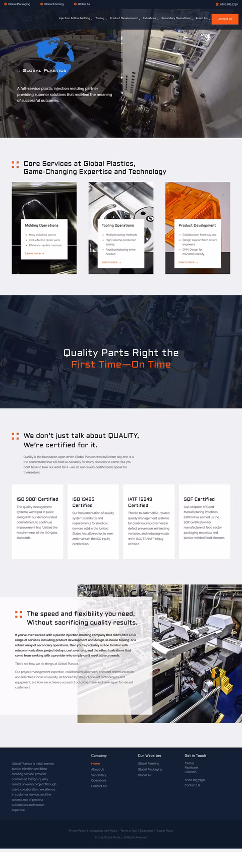 Global-Plastics Homepage 1440px