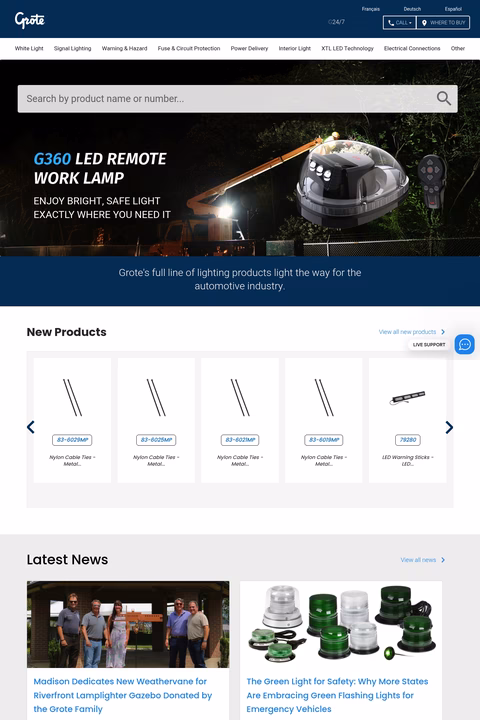 Grote-Industries Homepage 1440px