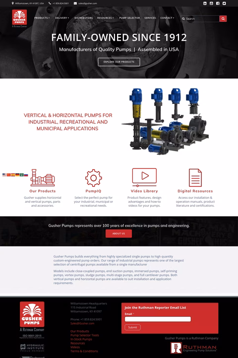 Gusher-Pumps Homepage 1440px