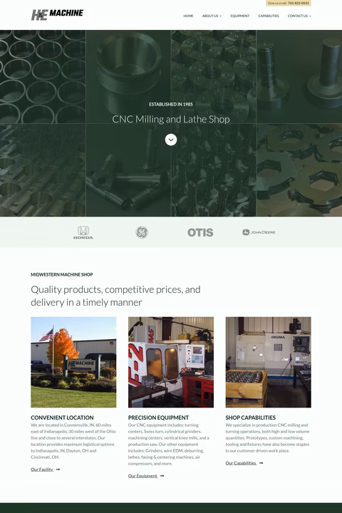 H-E-Machine Homepage 1440px