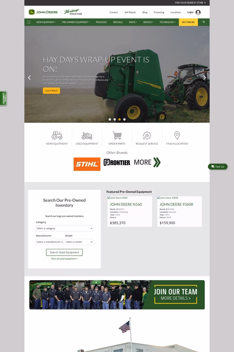 Heritage-Tractor Homepage 1440px