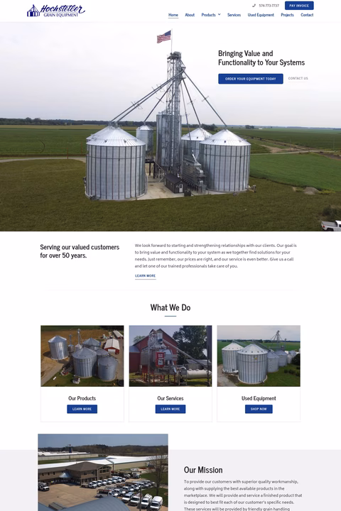 Hochstetler-Grain-Equipment Homepage 1440px