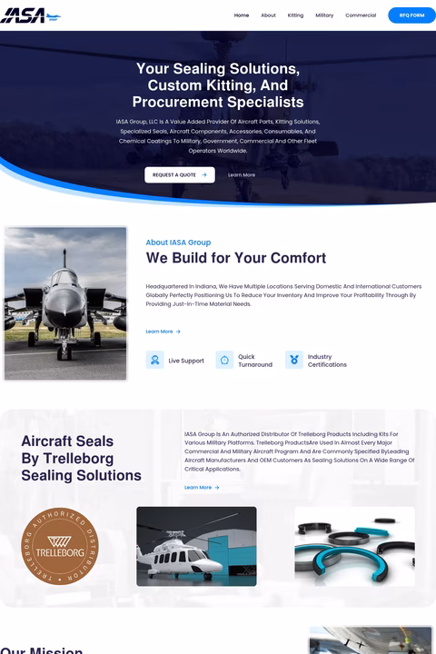 Iasa-Group Homepage 1440px