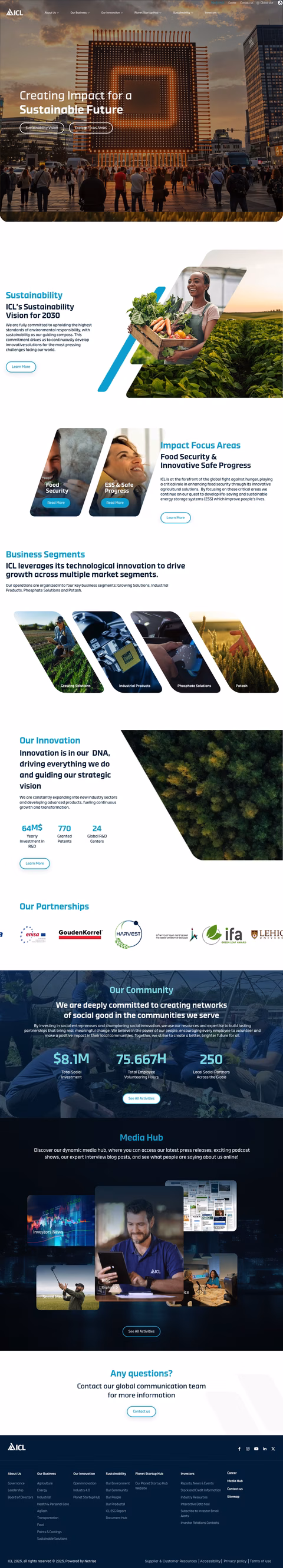 Icl-Group Homepage 1440px