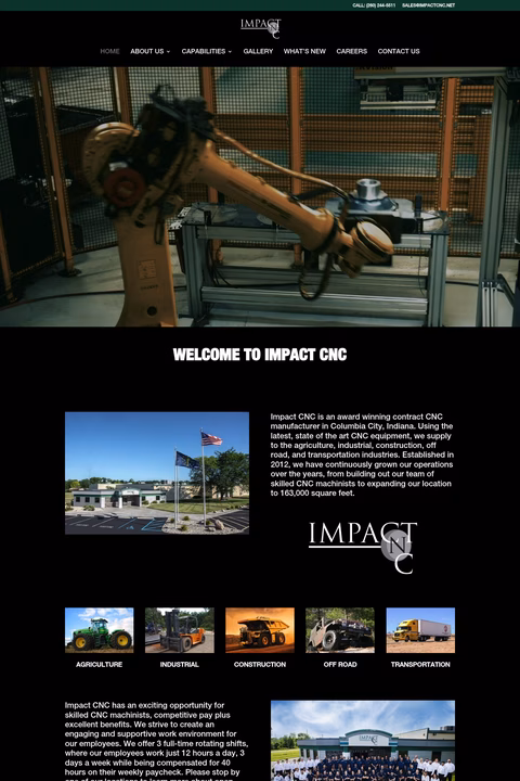 Impact-Cnc Homepage 1440px