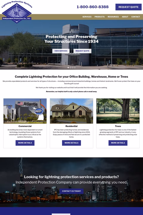 Independent-Protection-Company Homepage 1440px