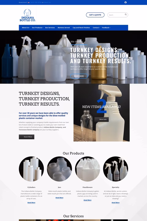 Indiana-Bottle-Company Homepage 1440px