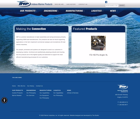 Indiana-Marine-Products Homepage 1440px