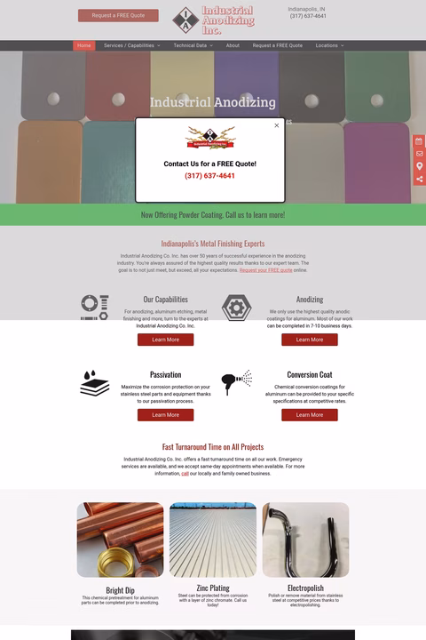 Industrial-Anodizing Homepage 1440px