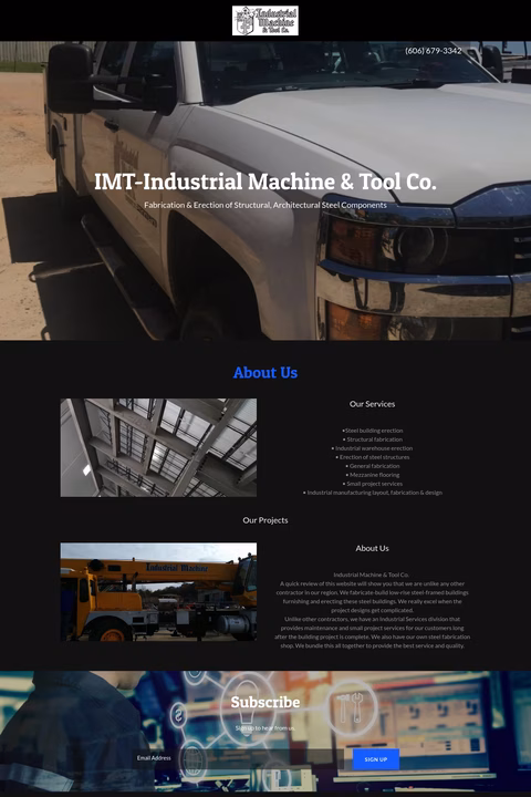 Industrial-Machine-Tool Homepage 1440px