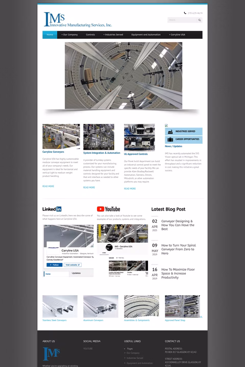 Innovative-Manufacturing-Services Homepage 1440px