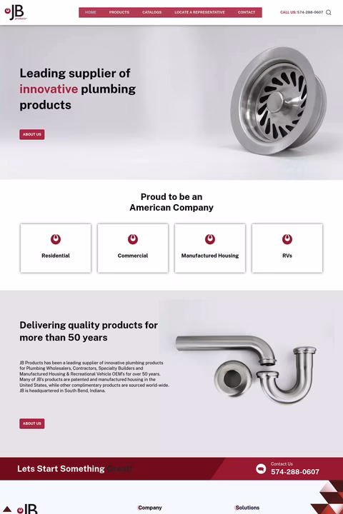 Jb-Products Homepage 1440px