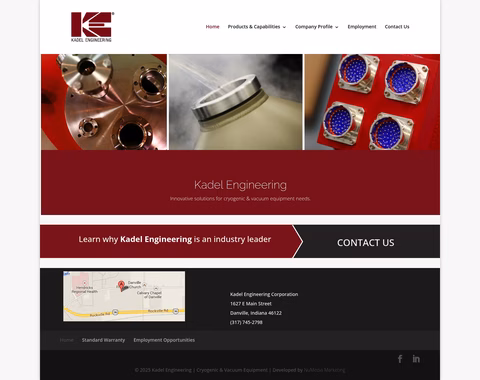 Kadel-Engineering Homepage 1440px