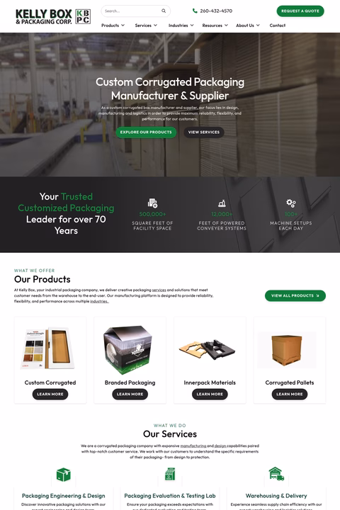 Kelly-Box-Packaging Homepage 1440px