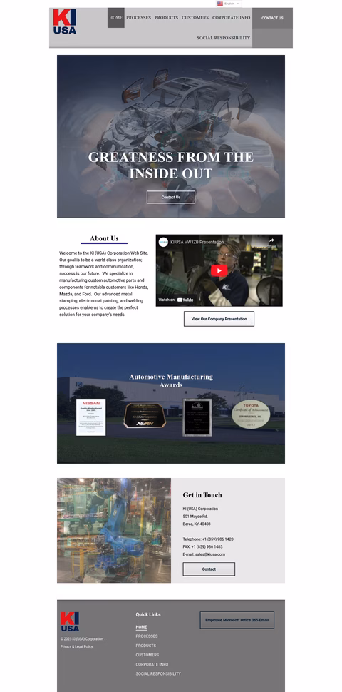 Ki-Usa Homepage 1440px