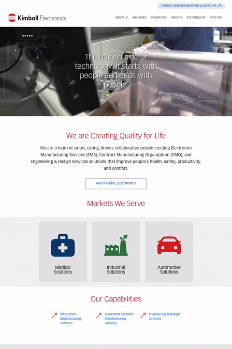 Kimball-Electronics Homepage 1440px