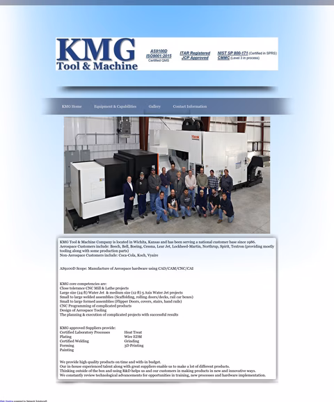 Kmg-Tool-Machine Homepage 1440px