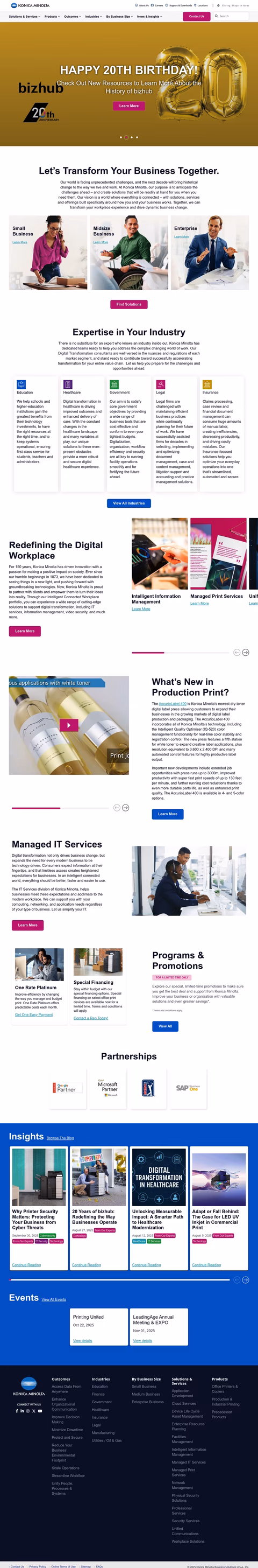 Konica-Minolta-Business-Solutions Homepage 1440px