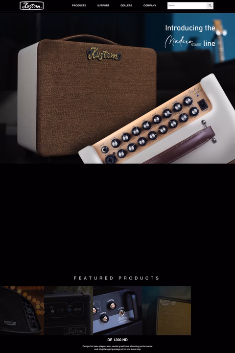 Kustom Homepage 1440px