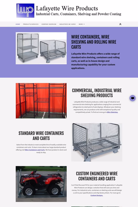 Lafayette-Wire-Products Homepage 1440px