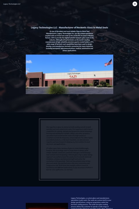 Legacy-Technologies Homepage 1440px