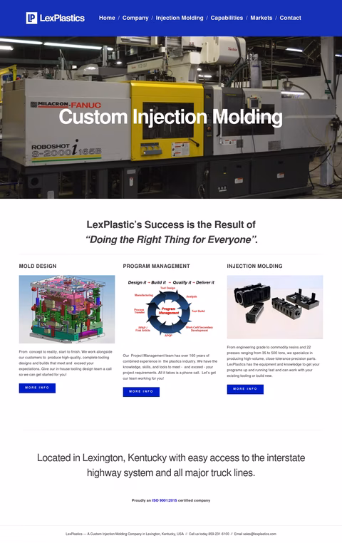 Lex-Plastics Homepage 1440px