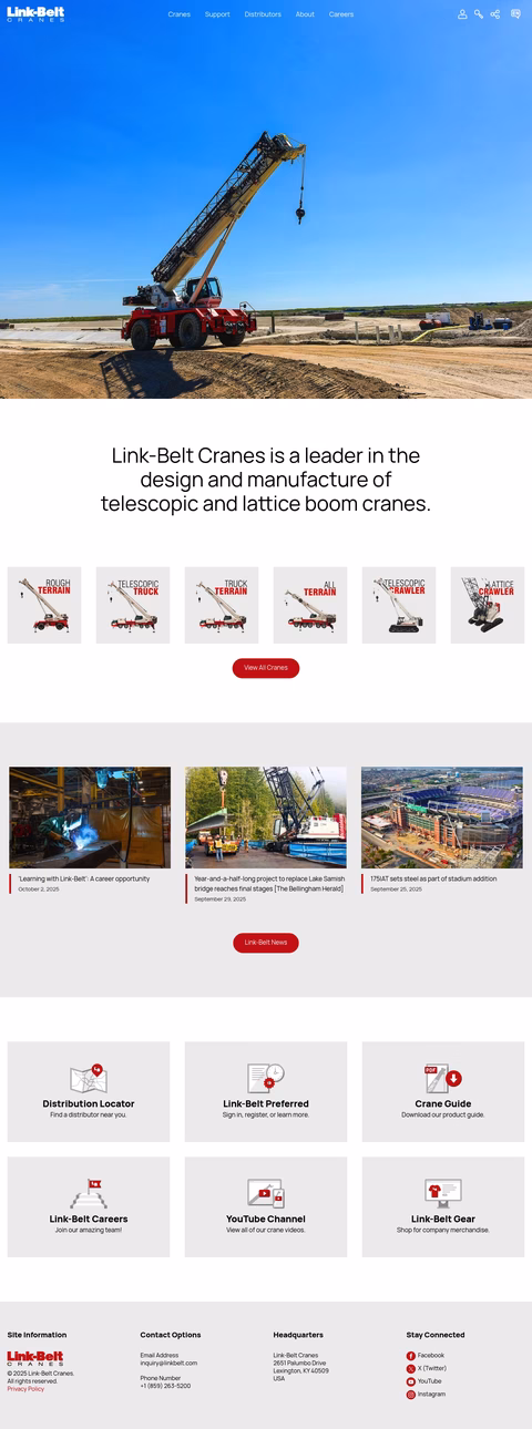 Link-Belt-Cranes Homepage 1440px