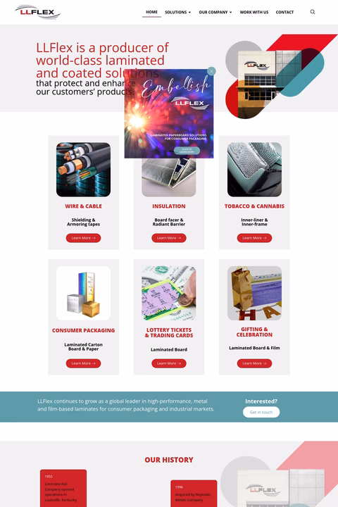 Llflex Homepage 1440px