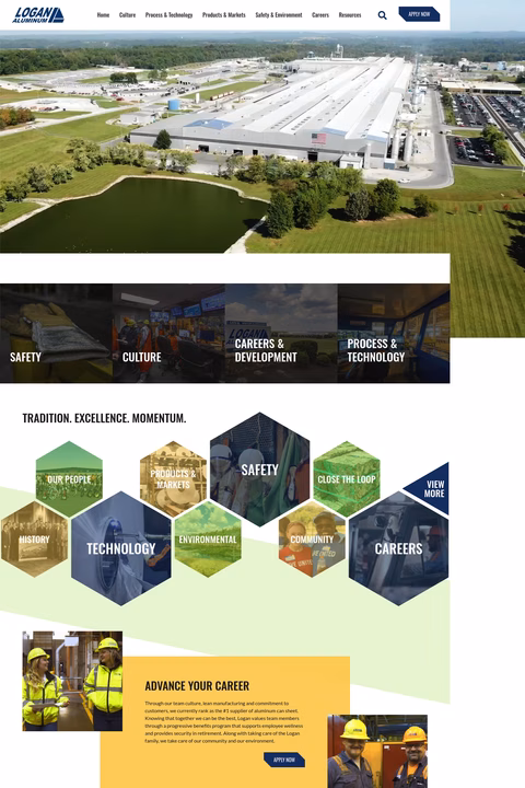 Logan-Aluminum Homepage 1440px