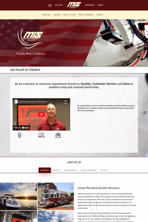 Martin-Interconnect-Services Homepage 1440px