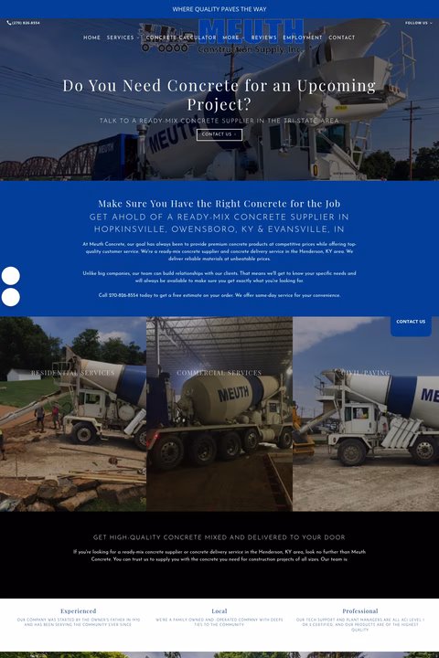 Meuth-Construction-Supply Homepage 1440px