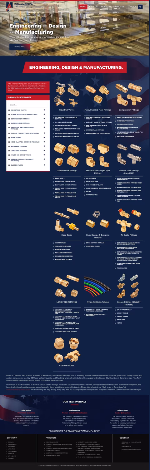 Mid-America-Fittings Homepage 1440px