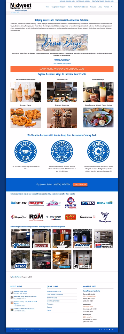 Midwest-Equipment-Company Homepage 1440px