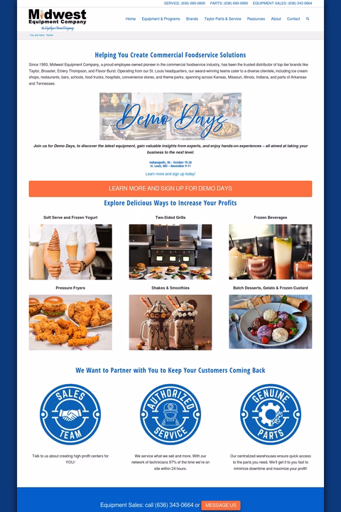 Midwest-Equipment-Company Homepage 1440px