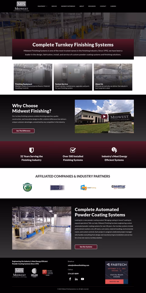 Midwest-Finishing-Systems Homepage 1440px