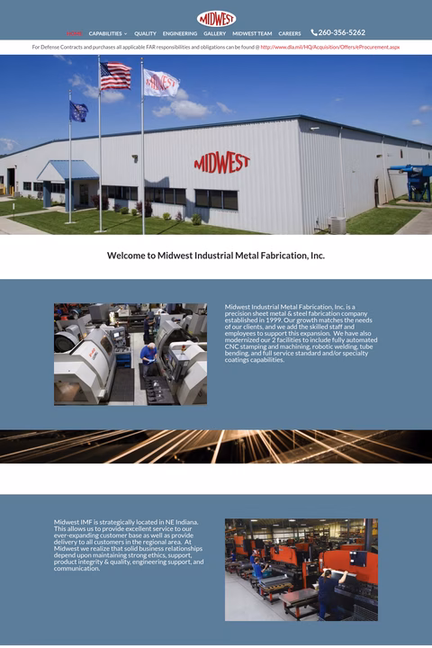 Midwest-Industrial-Metal-Fabrication Homepage 1440px