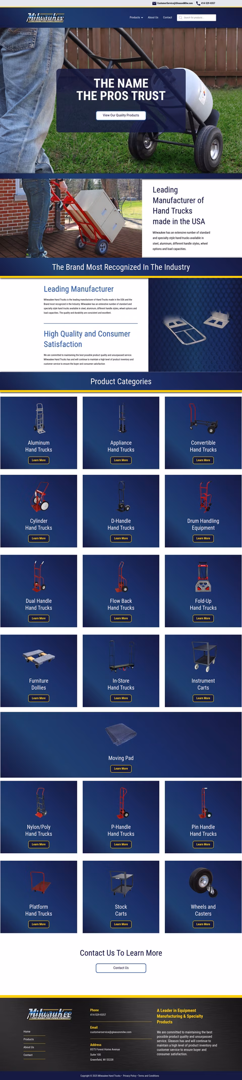 Milwaukee-Hand-Trucks Homepage 1440px