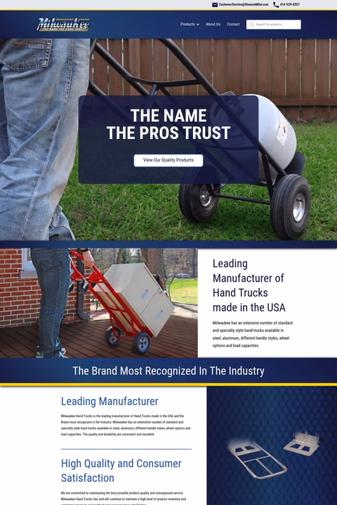Milwaukee-Hand-Trucks Homepage 1440px