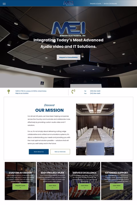 Mission-Electronics Homepage 1440px