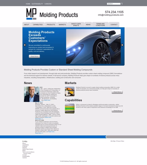 Molding-Products Homepage 1440px