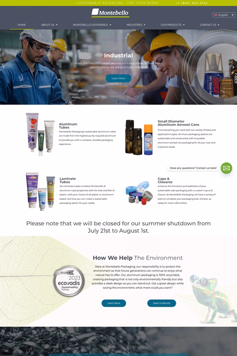 Montebello-Packaging Homepage 1440px