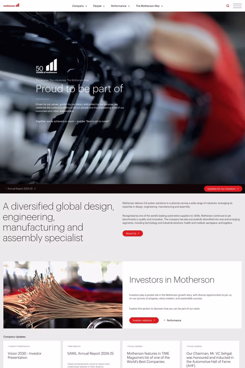 Motherson Homepage 1440px