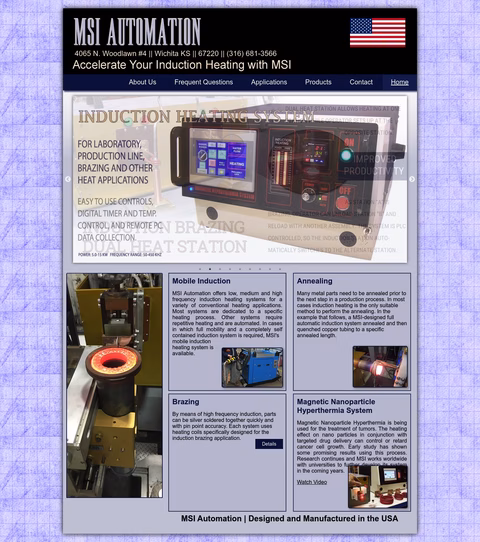 Msi-Automation Homepage 1440px