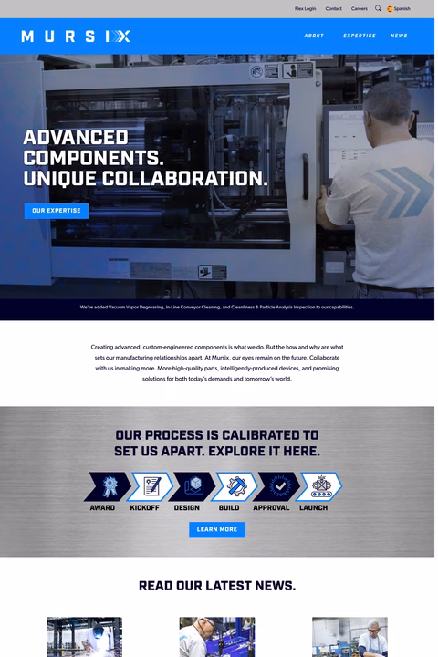 Mursix Homepage 1440px