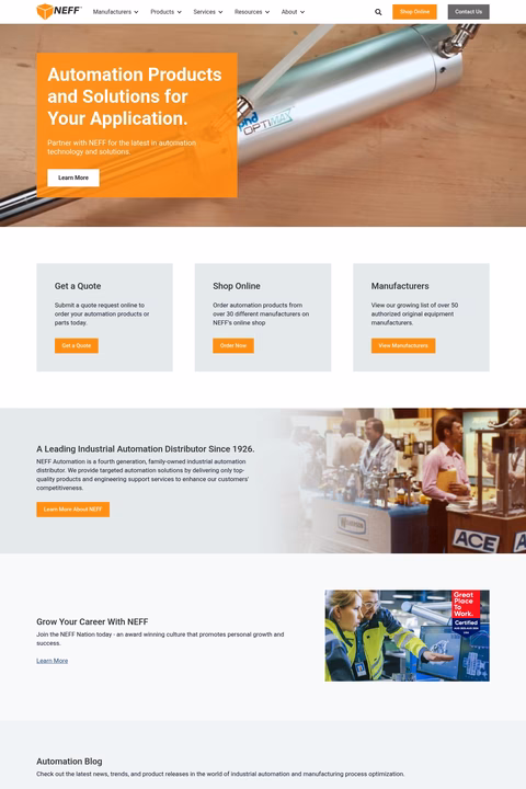Neff-Automation Homepage 1440px
