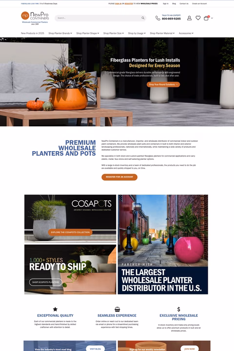 Newpro-Containers Homepage 1440px