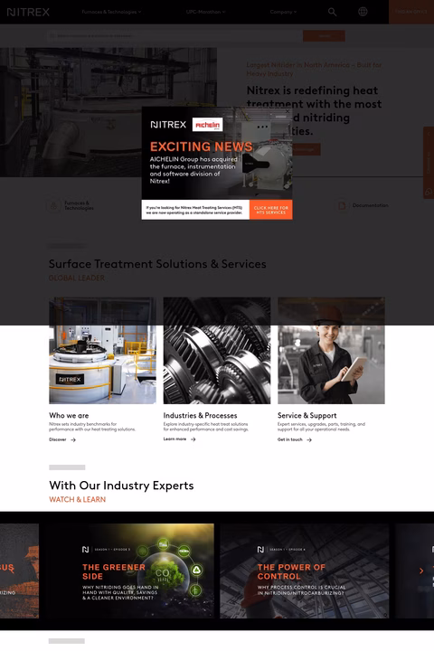 Nitrex Homepage 1440px