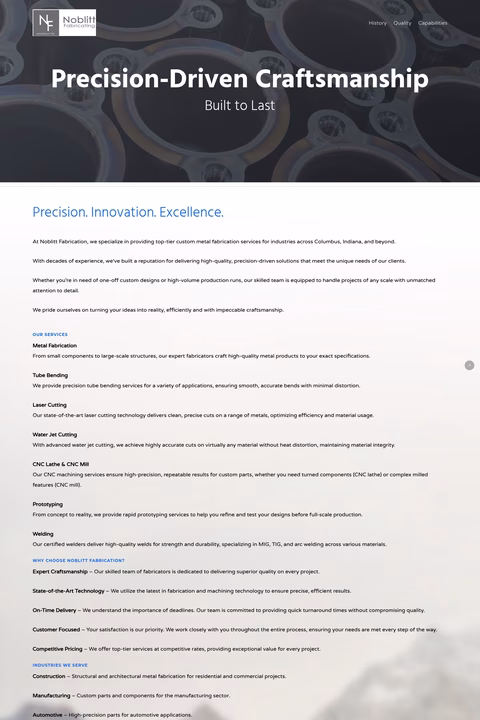 Noblitt-Fabricating Homepage 1440px