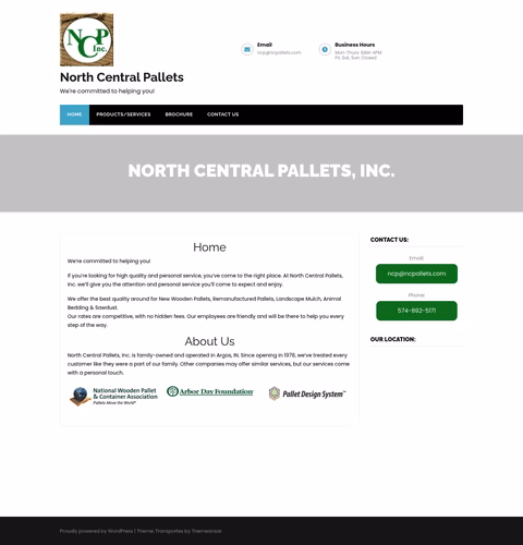 North-Central-Pallets Homepage 1440px