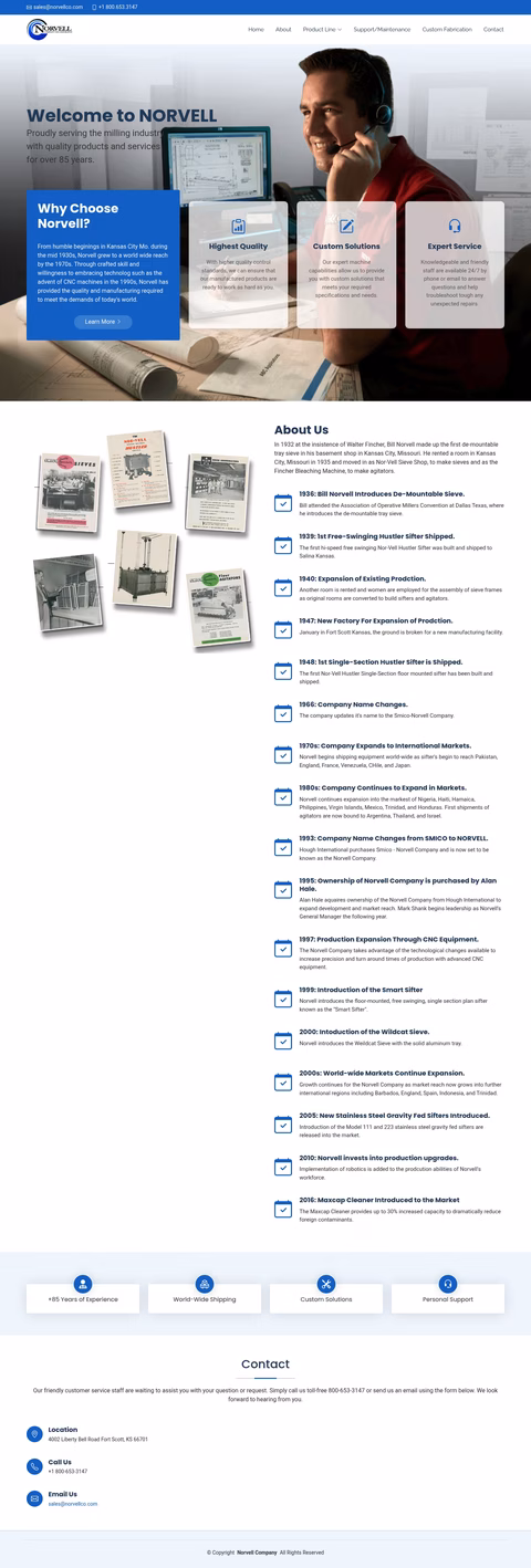 Norvell-Company Homepage 1440px